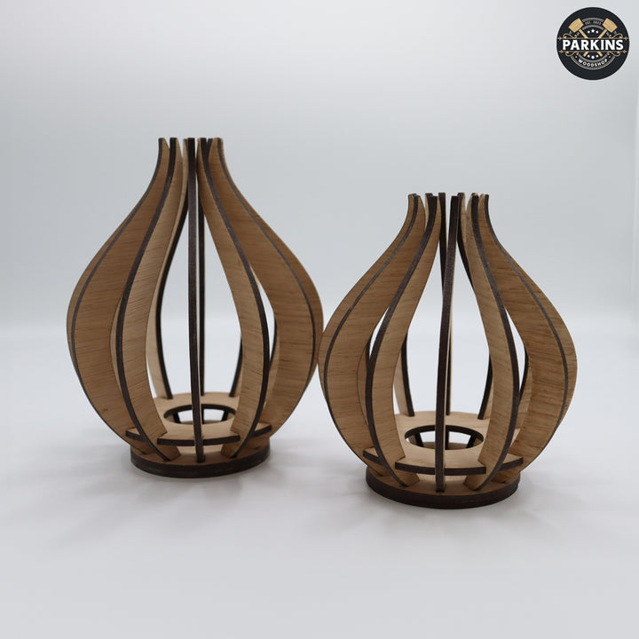 Wooden Electric Tea Light Holder